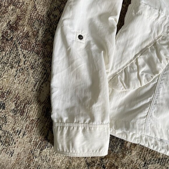 Eddie Bauer Womens First Ascent Travex Nylon Jacket Size XS Full Zip White Logo - Picture 4 of 16